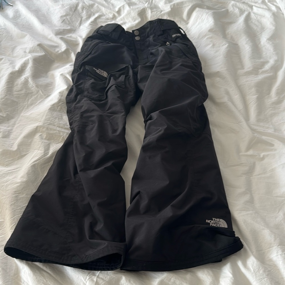 Girls Ski/Snow Pants, Black, Medium 10/12